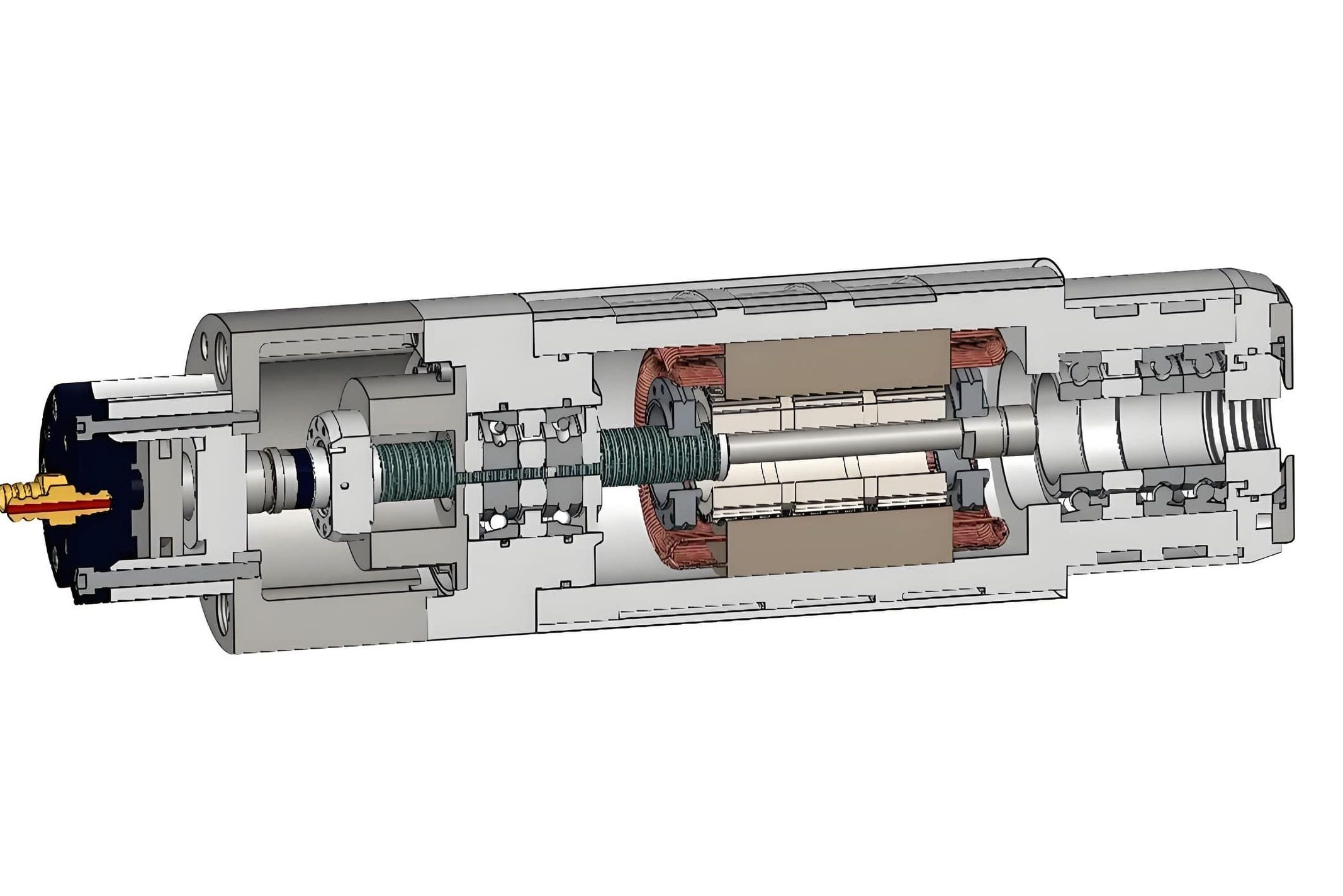 the structure of cnc spindle