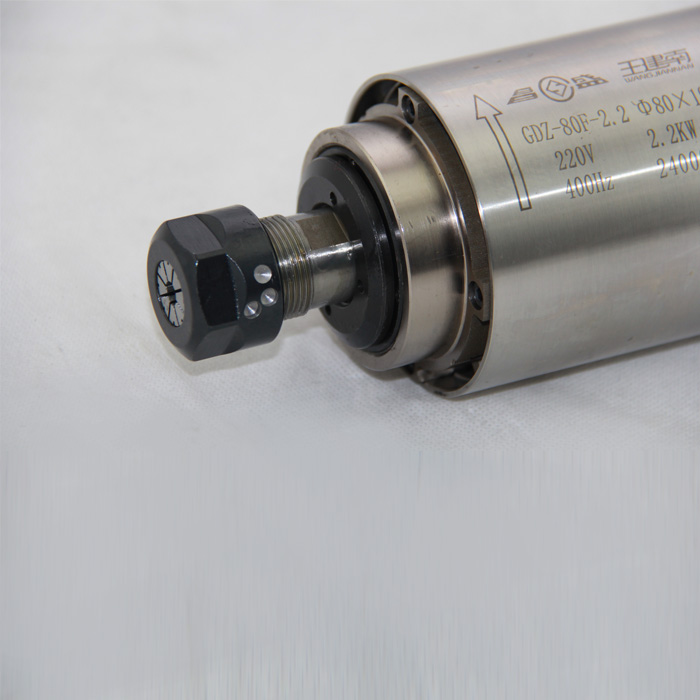 2.2kw ER20 GDZ80F-2.2B ШПИНДЕЛЬ С ВОЗДУШНЫМ ОХЛАЖДЕНИЕМ